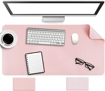 

Desk pad, ysagi Computer Anti Slip thin mouse pad, desk accessories, laptop waterproof double-sided desktop protection