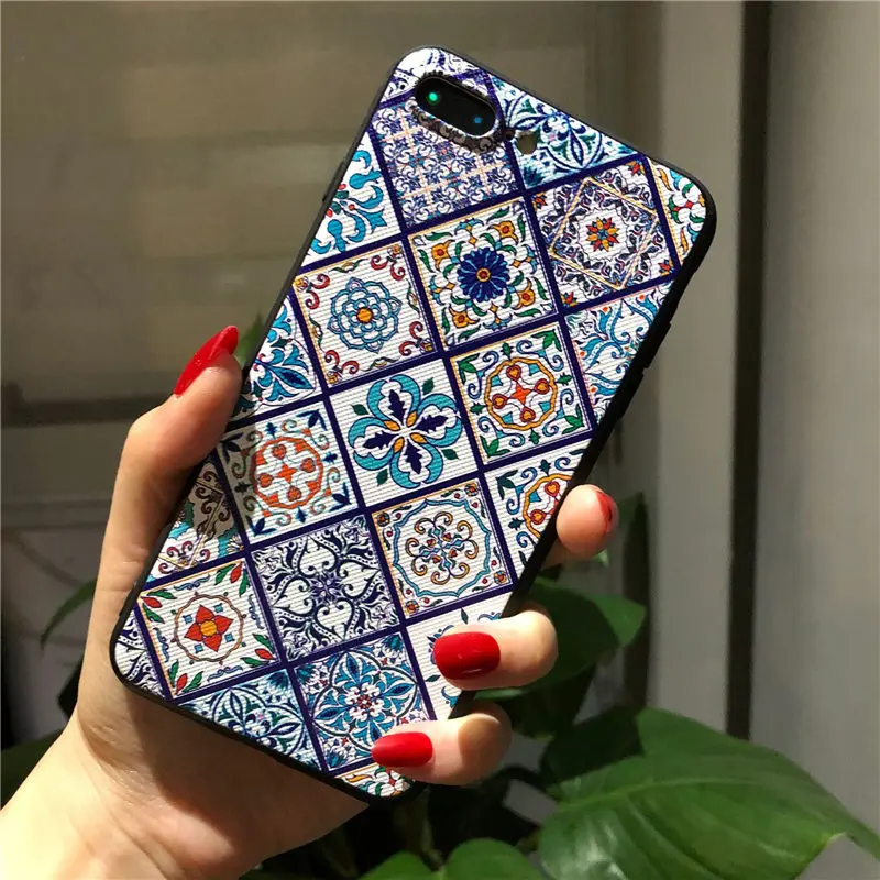 Premium Relief Soft Silicone Phone Back Cover