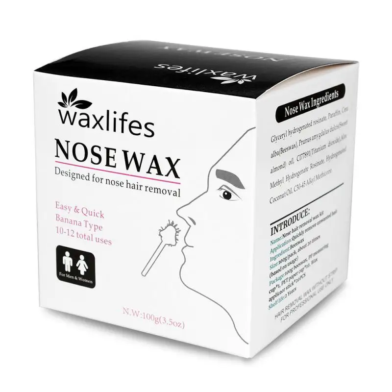 mens nose hair wax kit