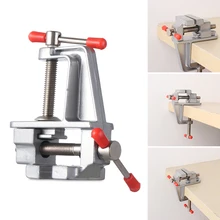 Мини-стол тиски алюминиевый сплав металлический зажим слесарный Зажим Хобби ювелира миниатюрный мулул-функциональные части крепежный инструмент