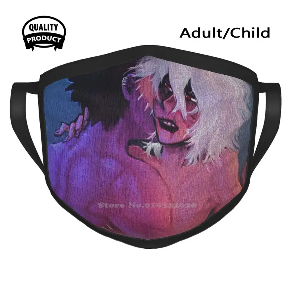 

Bnha! Пусть он плавится! Хлопковая дышащая маска для лица Shigadabi Shigaraki X Dabi Shigarakixdabi Dabi Bnha Mha My Villain