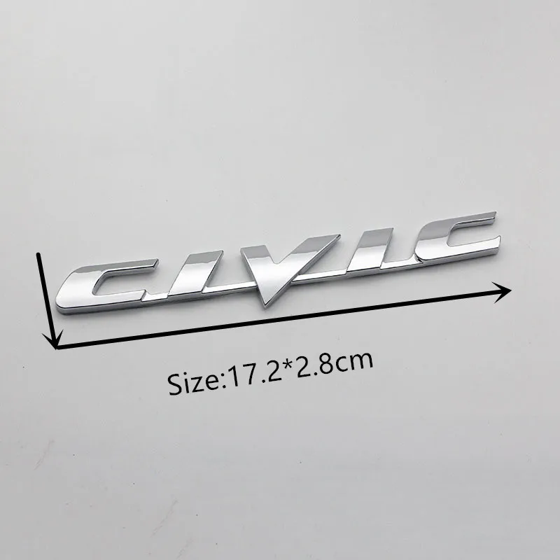 Для CIVIC Автомобильная эмблема задний багажник наклейка для Honda Civic Mugen Accord Odyssey Fit JAZZ CRV авто задний значок кузова наклейка для автомобиля