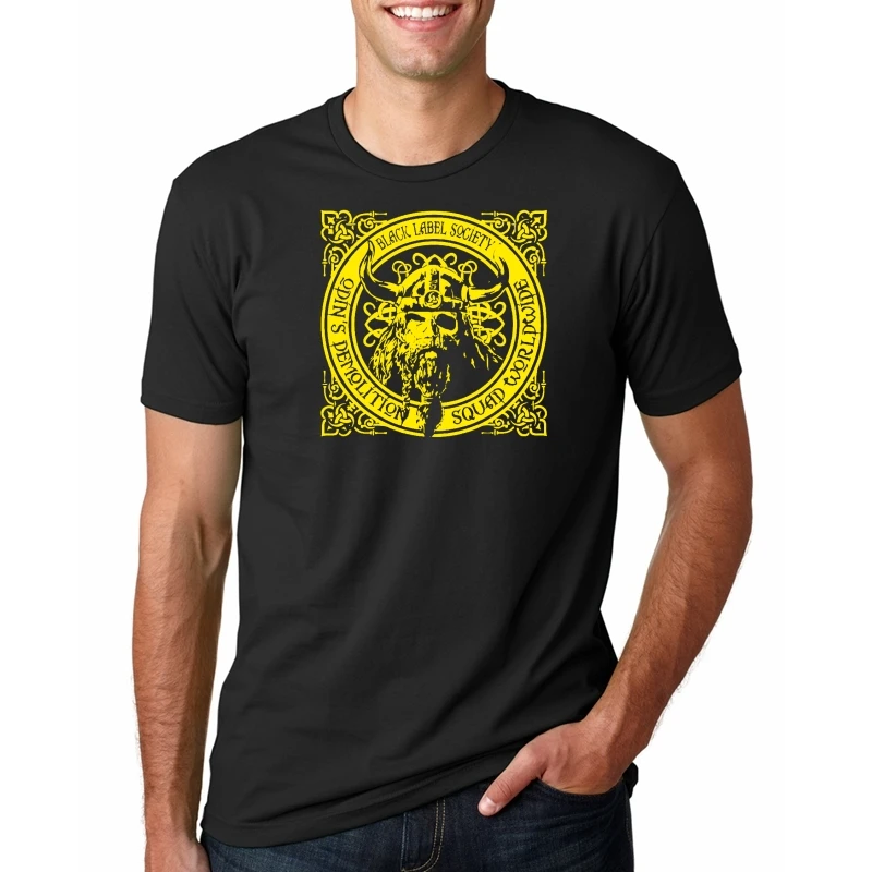 BLACK LABEL SOCIETY Odin футболка S M L XL 2XL фирменная новинка Официальная Летний стиль хип хоп Мужская топы| |