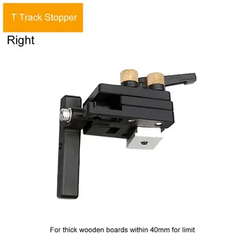 

Miter Track Stop for T-Slot T-Track Chute Limit Locator Durable Woodworking Tool 40JE