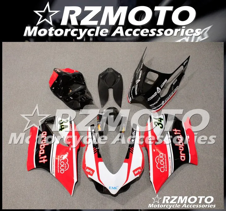 Abs мотоцикл обтекатель подходит для трековой версии ducati 899 1199 2012-2014vg кузов стекловолокно Магазин № 2317