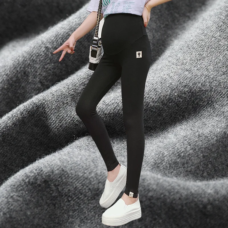 

Maternity Clothes 2019 Autumn New Style Kitty Couture Cotton Leggings Slim Fit Slimming Skinny Maternity Pants
