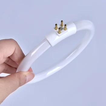 

1PC 1W T4 Round Annular Tubes Anti-four-pin Lamps Bulb With 4 Pins Fluorescent Ring Lamp White Tube