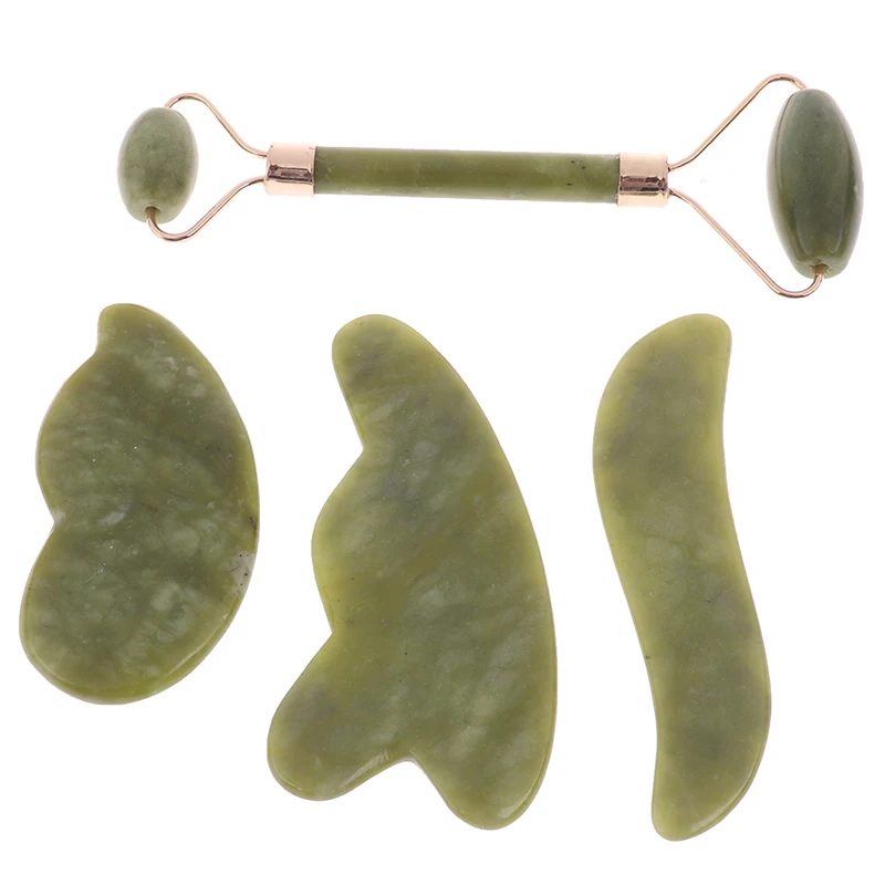 Natural Jade Guasha Board Face Massager Lifting Tool Anti Cellulite Wrinkle For Face Neck Body Acupuncture Pressure Therapy New