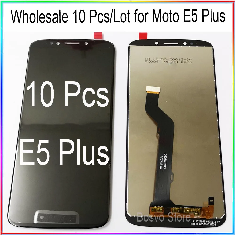 Оптовая продажа 10 шт./лот для Moto E5 Plus ЖК-дисплей с сенсорным цифровым