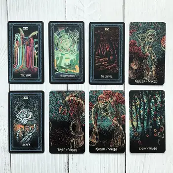 

Prisma Tarot 78 Tarot Cards Silver Plated Cards English Version Tarot Deck For Fun Table Games