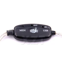 USB Cable IN-OUT MIDI Converter for PC to Electronic Organ Music Audio Keyboard with LED Adapter Cord for Computer Windows 7 - Image 4