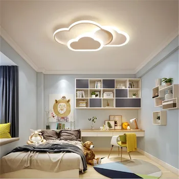 

New children's room lamp led Nordic bedroom ceiling lamp creative cartoon boy and girl room lamp cloud lamps free shipping