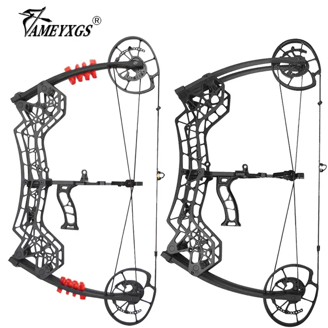  US $512.88 1set 60lbs Archery Compound 310FPS Pulley With Stabilizer Shock Absorber Steel Ball 