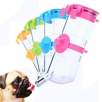 

New 350ml Pet Dog Feeding Automatic Water Drinking Bowl Outdoor No Drip Top-Fill Water Bottle Drinker Water Dispenser Feeder