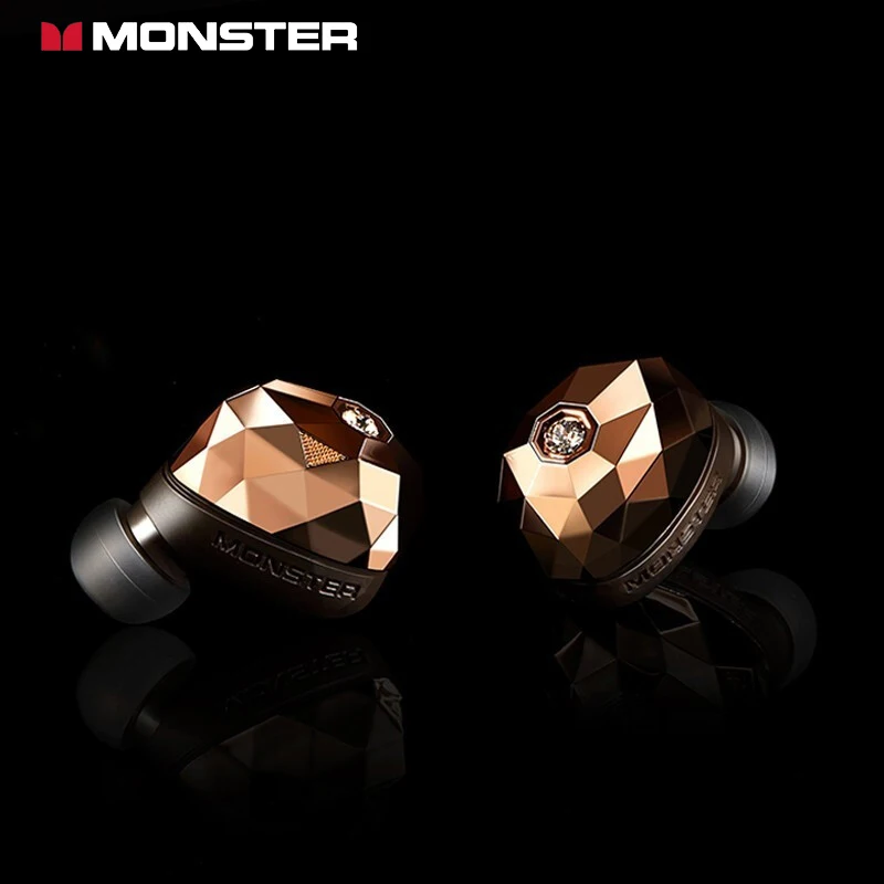 Monster Diamond Tears AirLinks Elements Bluetooth Waterproof Earbus True Wireless In ear Sports Running Noise Reduction Earphone