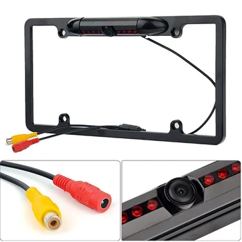 

Car Camera C20 US License Plate Frame Rear View Camera IP67 Waterproof Reverse Backup Parking Camera