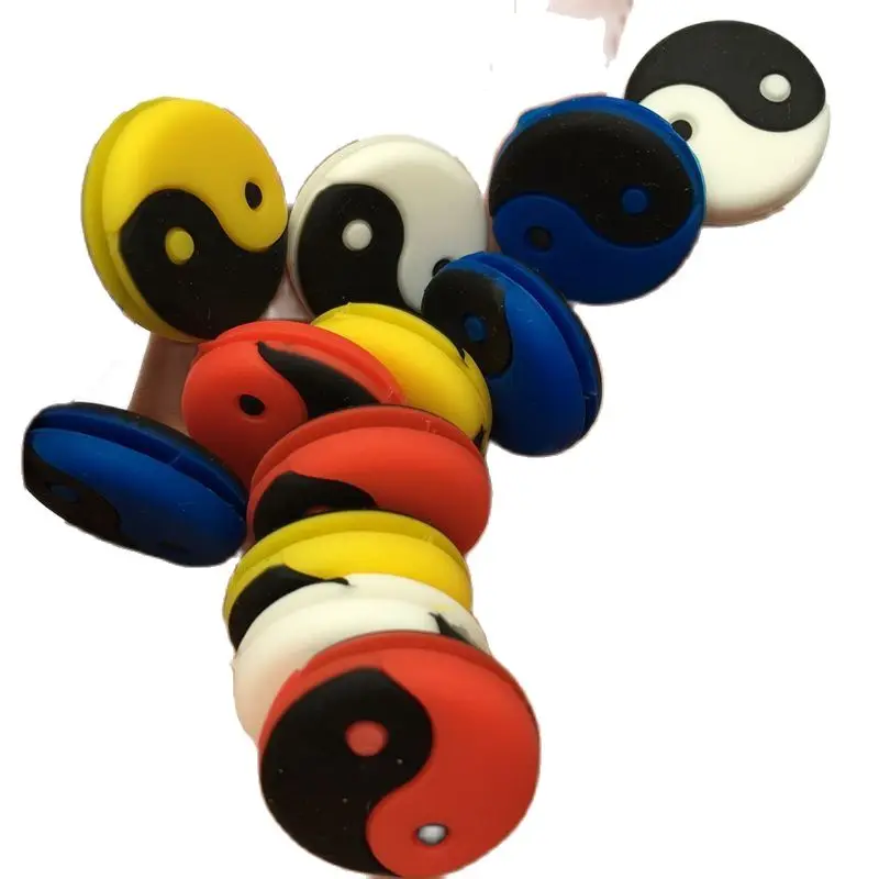 (Special offer)10 pcs colors taiji Tennis Damper Shock Absorber to Reduce Tenis Racquet Vibration Dampeners