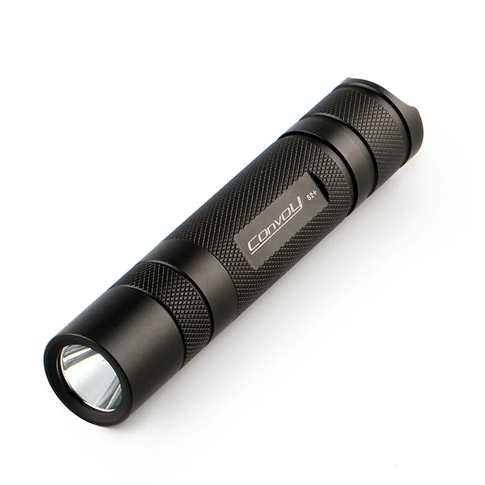 Portable Aluminum Alloy Convoy S2 + Black 365nm UV LED Flashlight Waterproof IP65OP Reflector Outdoor Camping | Лампы и освещение