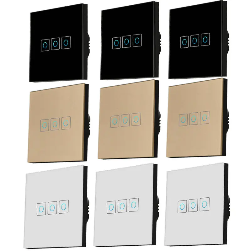EU/UK Standard Wall Switch Light Touch AC110V-240V Sensor No RF433 Function | Обустройство дома
