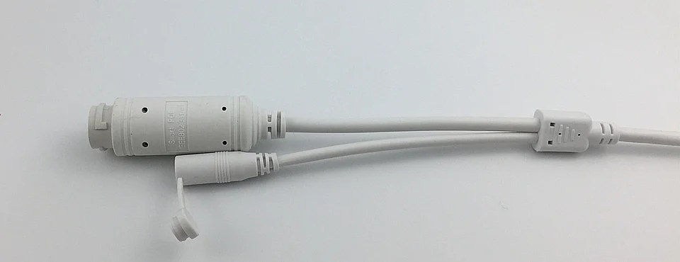 Сеть 48 в стандартный кабель PoE LAN для модуля платы ip-камеры 15,4 Вт 12 В DC выход 2,1 мм* 5,5 мм разъем RJ45 медная линия 0,6 м