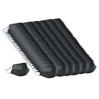 

5-50 pcs Black Reusable Anti Dust Face Mask Washable Cotton Mouth Face Masks 3 Layers Disposable Pollution Protection masks