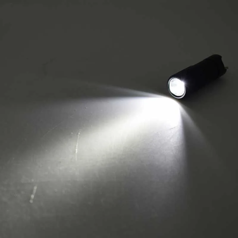 Super Small Lantern Pocket Mini LED Flashlight USB Rechargeable Portable Waterproof White Light Keychain Torch By 10180 Battery