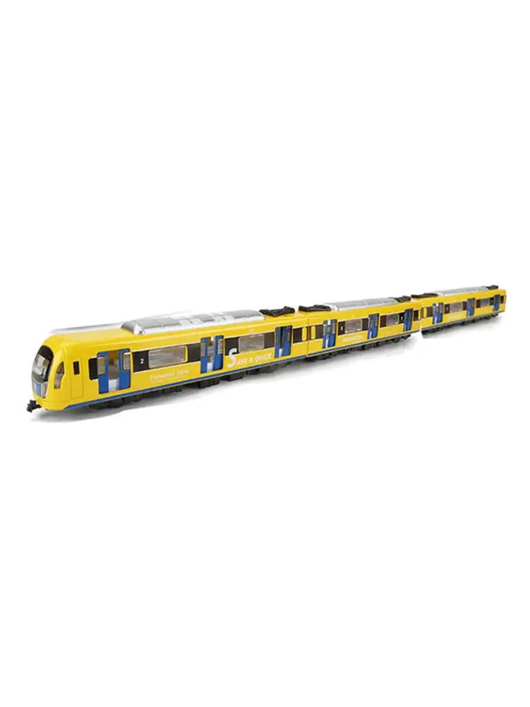 Моделирование 1: 87 Паровозик игрушки тянет обратно автомобиль наборы сплавов