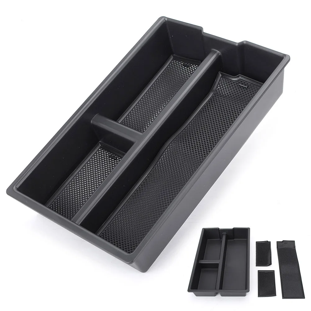 

Car Armrest Storage Box Center Console Tray Organizer For Dodge RAM 1500 2009 2010 11 12 13 14 15 16 17 2018 ABS Plastic