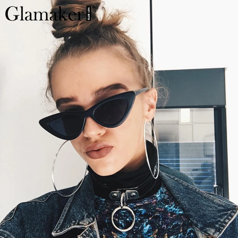 Женские солнцезащитные очки Glamaker Винтажные Солнцезащитные с кошачьим глазом