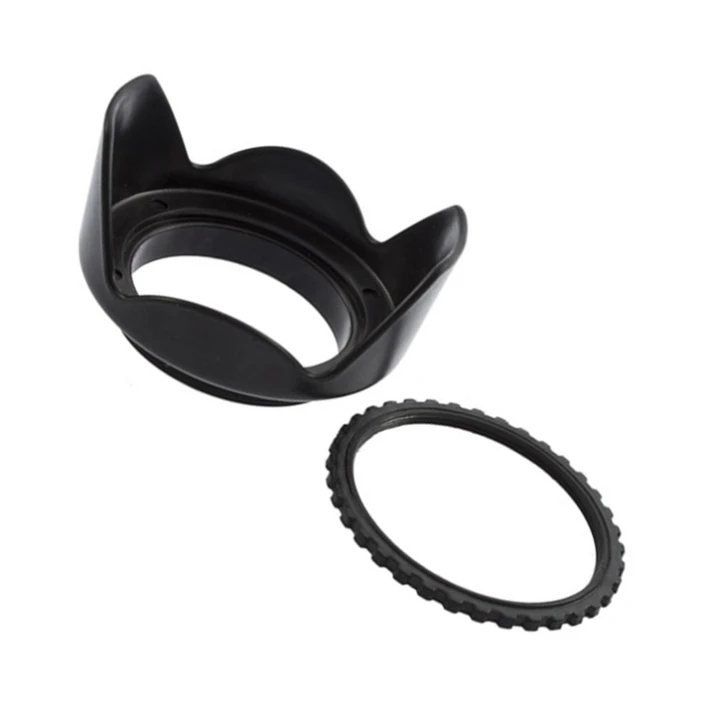 52mm Flower Petal Tulip Lens Hood Screw Mount For Canon digital Camera