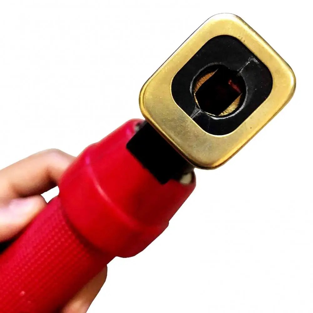 400A Twist Type Brass Electrode Holder Heavy Duty Clamp Durable and Wear-resistant for Welding Machine Heat-resistant