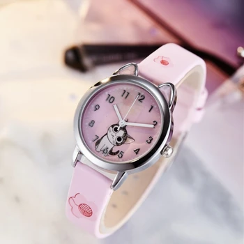 

Cute Cat Pattern Kids Watches Cartoon Quartz Analog Children Watch Boys Girls Watch Student Clock Brithday Gift Relogio Feminino