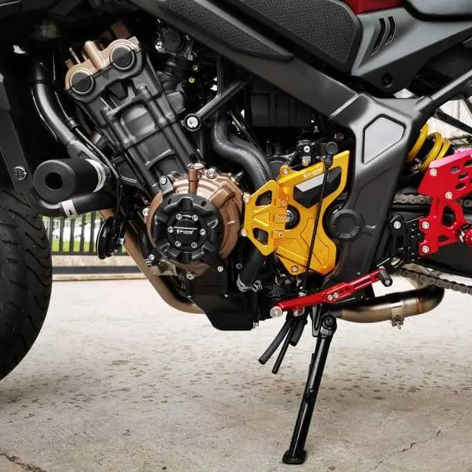 

Motorcycle hood modification suitable for HONDA CB650F engine protection cover anti-fall cover 17-18