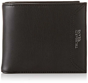 

Trussardi Jeans Essential Business Wallet Coin, Portamonete Uomo, Nero (Black), 2x11x13 cm (W x H x L)