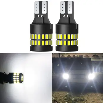 

2pcs T16 W16W LED Canbus T15 No OBC Error 921 912 Car Backup Reserve Lights Bulb T15 W16W Led Bulbs Car Reverse Lamp 6500k white