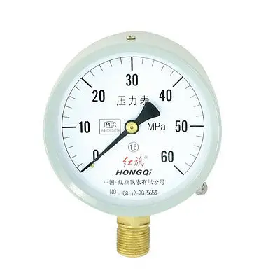 

Round Dial 1.6 Accuracy Air Compressor Pressure Gauge 0-60MPa