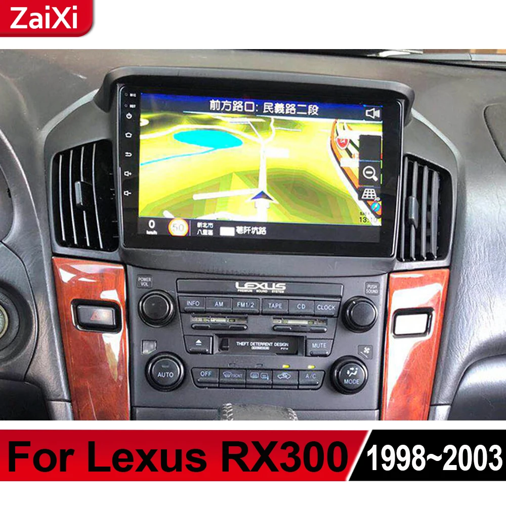 Автомагнитола ZaiXi для Lexus RX RX300 1998 ~ 2003 Android GPS аудио радио стерео навигация в
