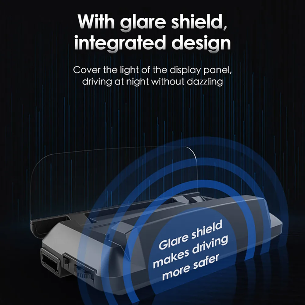 Updated Version OBD Car Head Up Display Car Electronics HUD Display Digital Speed Projector Overspeed Warning GPS Speedometer Updated Version OBD Car Head Up Display Car Electronics HUD Display Digital Speed Projector Overspeed Warning GPS Speedometer