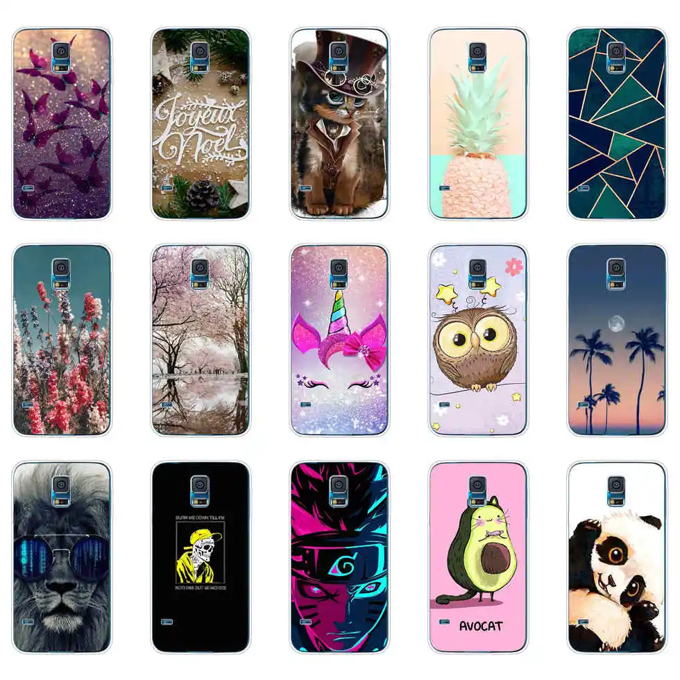 Силиконовый чехол Сумочка для Samsung Galaxy S5 Mini чехлы с полной защитой мягкая задняя