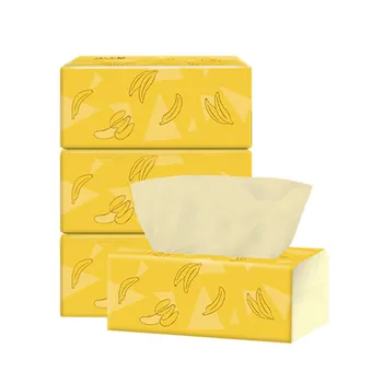 

3-Layer Soft Skin-Towels Tissue Paper 4 Packs Toilet Paper Napkins Kitchen Household Living Room Tissue Disposable Pape