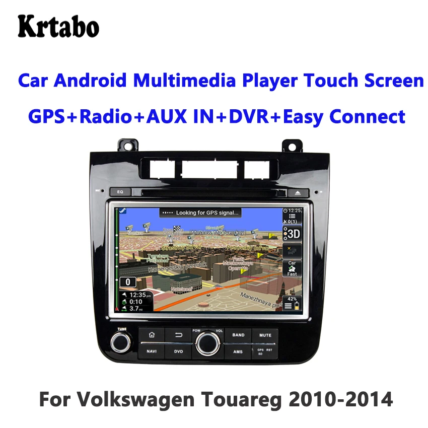 Для Volkswagen TOUAREG 2010- Android умный автомобильный навигатор Реверсивный экран управления изображением одна машина рекордер поддержка DVD