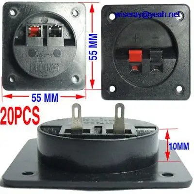 

DHL/EMS 200PC 2 pole Speaker Cable Clip Plier PUSH SPEAKER BOARD-A8