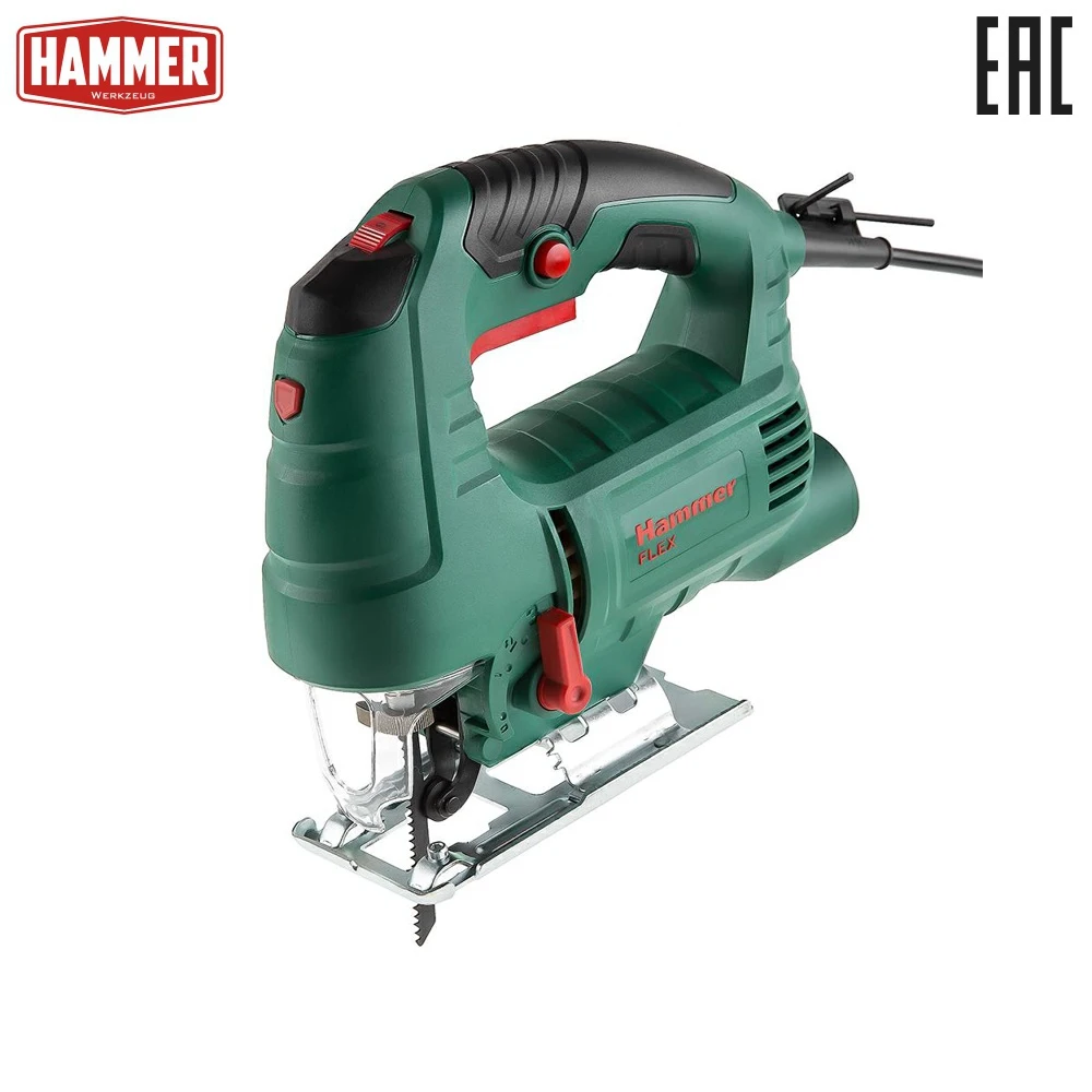 Лобзик Hammer Flex LZK850L 850Вт 0-3000ход/мин 100мм-дер 10мм-мет маятник в кейсе