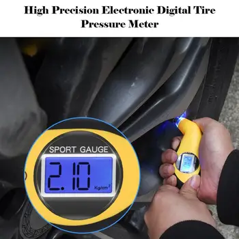 

Workmanship Automatic Shutdown Four Units Of Digital Display High-precision Electronic Digital Tire Pressure Gauge