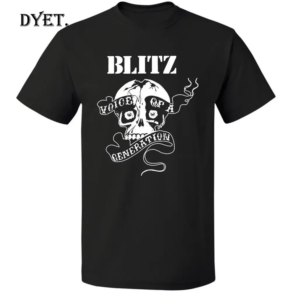 BLITZ VOICE OF A GENERATION панк 80s ретро Винтажная Футболка S 5XL бесплатная доставка модная