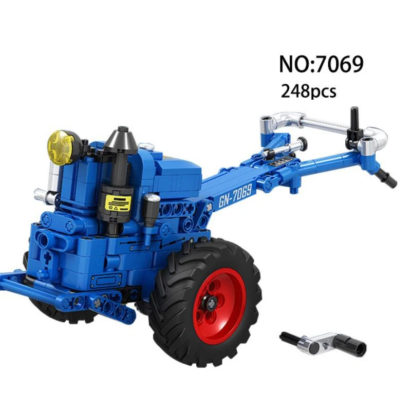 

248pcs Technic Cropper Tractor Educational Assemble Building Blocks Car Model Bricks Classic Toy for Children Christmas Gifts