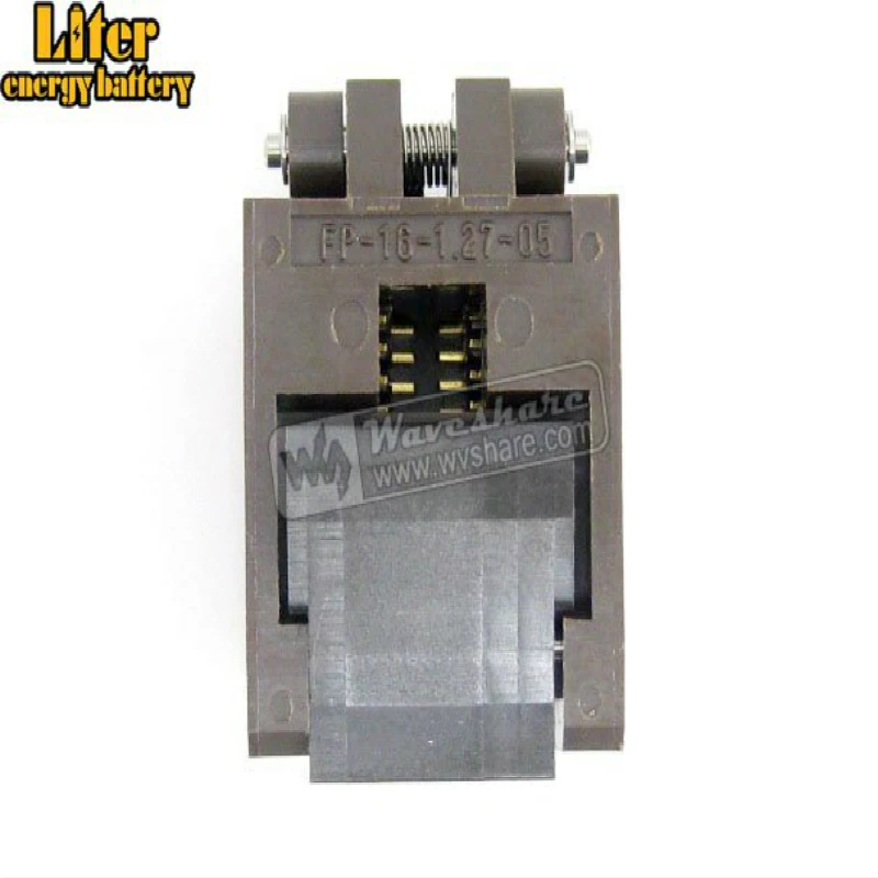 

SOP16 SO16 SOIC16 FP-16-1.27-05 Enplas IC Test Burn-in Socket Adapter 1.27mm Pitch