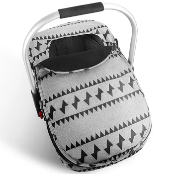 

Newborn Baby Basket Car Seat Cover Infant Carrier Winter Cold Weather Resistant Blanket-Style Canopy Stroller Accessories