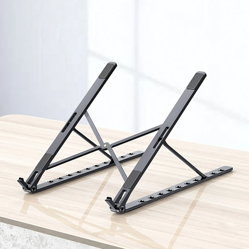 

Portable Laptop Stand Adjustable Foldable Aluminum Notebook Holder For Macbook Pro Air Desk Tablet Stand for iPad DELL HP Mount