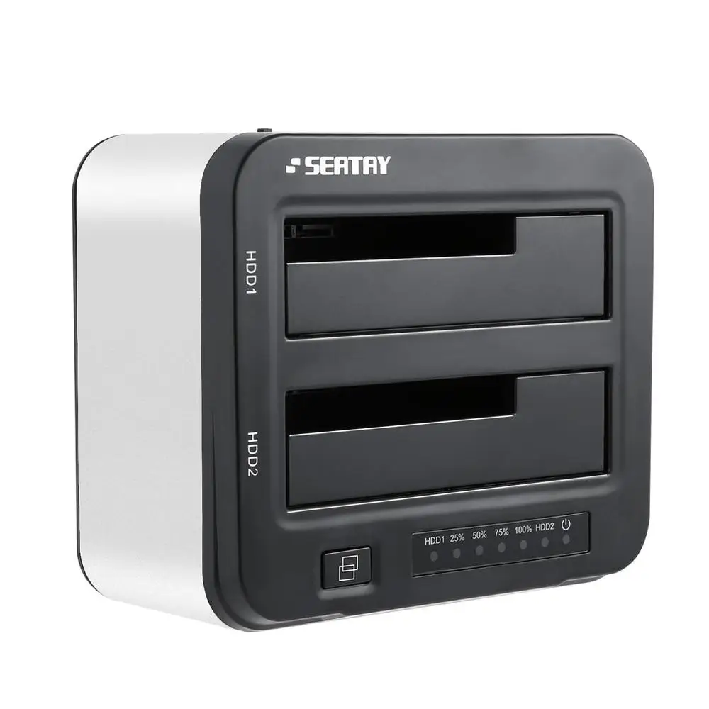 Профессиональный Чехол для жесткого диска SEATAY 2,5 дюйма 3,5 дюйма USB 3,0 SATA HD622 док-станция для HDD с европейской вилкой